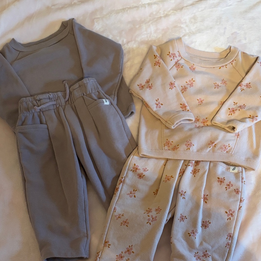 Easy Peasy Sweat Sets, 12 month